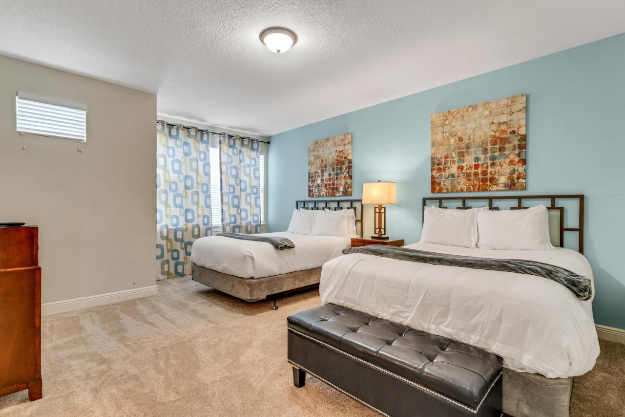 Huge 10 Bdr Family House With Arcades And Free Pool Heat Near Disney Orlando Esterno foto