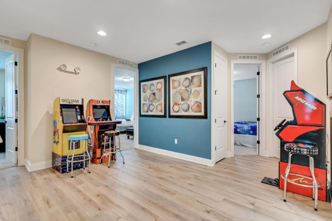 Huge 10 Bdr Family House With Arcades And Free Pool Heat Near Disney Orlando Esterno foto